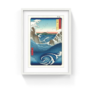 Awa Province: Naruto Whirlpools, After 1853-Utagawa Hiroshige (Andō Hiroshige)-Pinto Gallery