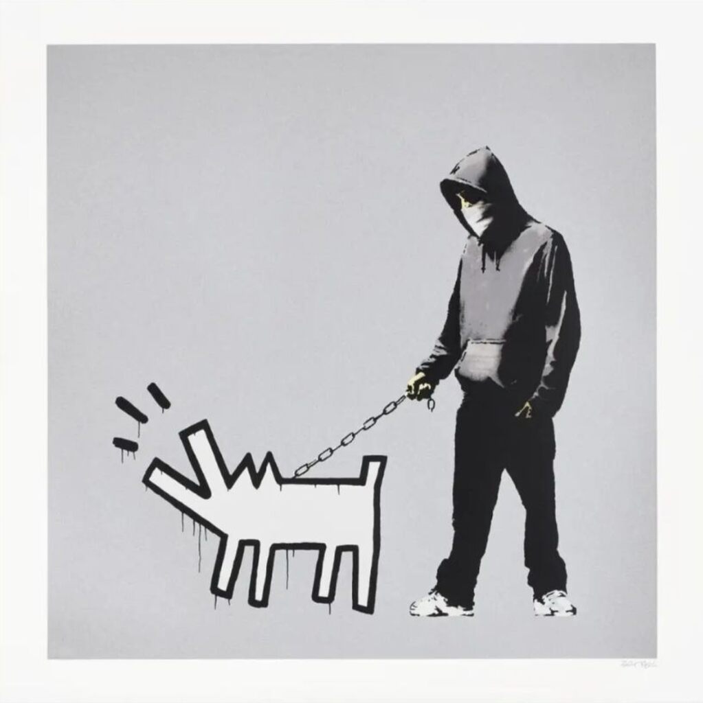 Bansky - Choose Your Weapon (Silver), 2010 - Pinto Gallery
