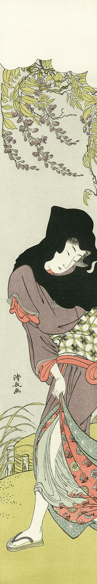 Beauty under Wisteria, After 1782-Torii Kiyonaga-Pinto Gallery
