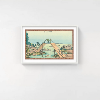 Benten Shrine at Haneda, After 1800-Katsushika Hokusai-Pinto Gallery