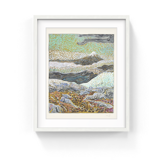 Billy Childish - volcano, 2022 - Pinto Gallery