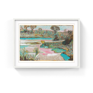 Billy Childish - the river garden, 2025 - Pinto Gallery