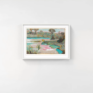 Billy Childish - the river garden, 2025 - Pinto Gallery