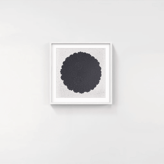 Black Flowers Round (TM/KK For BLM), 2020-Takashi Murakami-Pinto Gallery