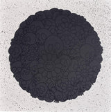 Black Flowers & Skulls Round (TM/KK For BLM), 2020