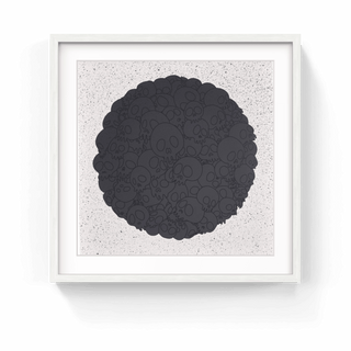 Black Skulls Round (TM/KK For BLM), 2020-Takashi Murakami-Pinto Gallery