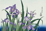 Blossoming Irises and Grasshopper, After 1830