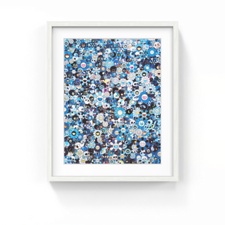 Blue Flower & Skulls, 2016-Takashi Murakami-Pinto Gallery