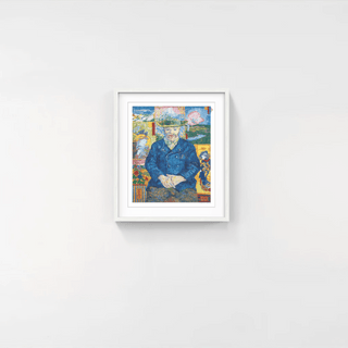 By Copying Vincent van Gogh's "Portrait of Père Tanguy", I Immerse Myself in the Mood of the Cognitive Revolution Sparked by the Rise of Japonisme, 2025-Takashi Murakami-Pinto Gallery