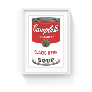 Campbell's Soup Can 11.44 (Black Bean), 1960s printed after-Andy Warhol-Pinto Gallery