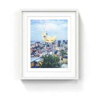 Casa Amarela, JR on the moon, Favela Morro da Providência, Rio de Janeiro, Brazil, 2017, 2018-JR-Pinto Gallery