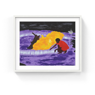 Cassi Namoda - Ernesto finds potential on the other side, 2022 - Pinto Gallery