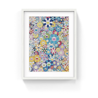 Champagne Supernova: Blue, 2018-Takashi Murakami-Pinto Gallery