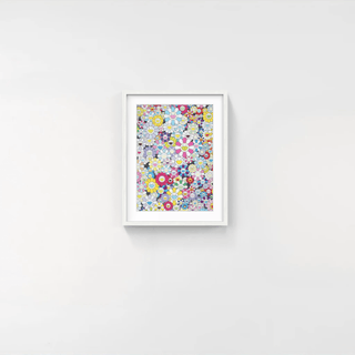 Champagne Supernova: Multicolor + Pink and White Stripes, 2018-Takashi Murakami-Pinto Gallery