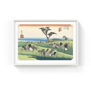 Chiryu -Summer Horse Fair, After 1833-Utagawa Hiroshige (Andō Hiroshige)-Pinto Gallery