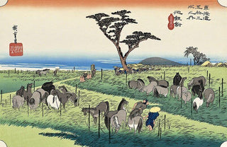 Chiryu -Summer Horse Fair, After 1833-Utagawa Hiroshige (Andō Hiroshige)-Pinto Gallery