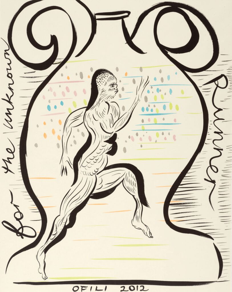 Chris Ofili - For the Unknown Runner, 2011 - Pinto Gallery