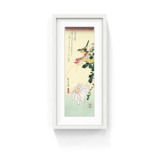 Chrysanthemums and Wren, After 1830-Utagawa Hiroshige (Andō Hiroshige)-Pinto Gallery