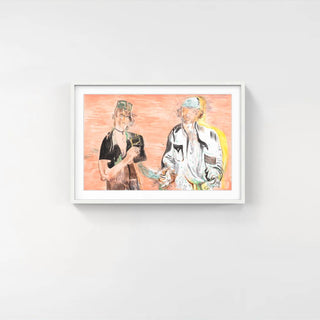 Citizens with Flags, 2025-Salman Toor-Pinto Gallery