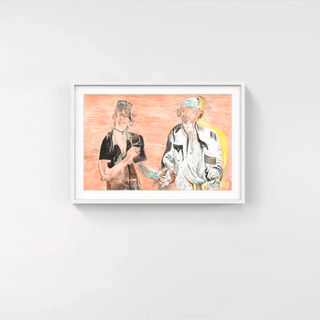 Citizens with Flags, 2025-Salman Toor-Pinto Gallery