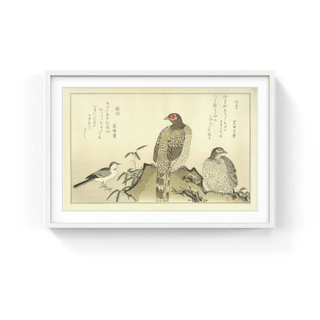 Copper Pheasants and Wagtail, After 1792-Kitagawa Utamaro-Pinto Gallery