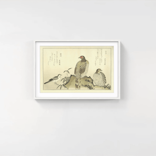 Copper Pheasants and Wagtail, After 1792-Kitagawa Utamaro-Pinto Gallery