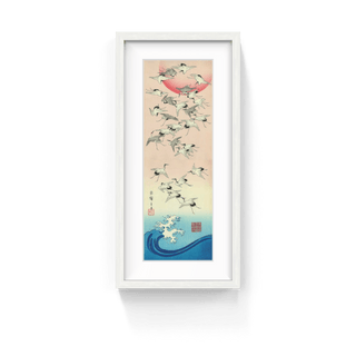 Cranes Flying above a Wave, After 1832-Utagawa Hiroshige (Andō Hiroshige)-Pinto Gallery