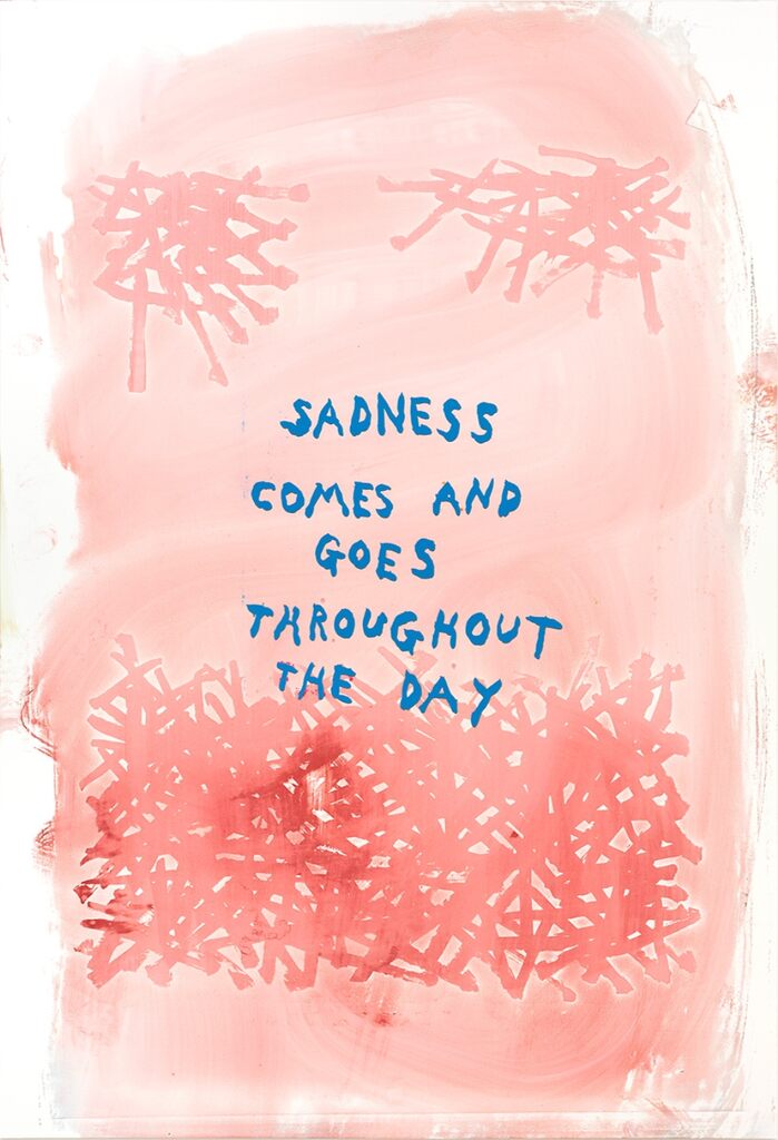 Daisy Parris - Sadness Comes And Goes Throughout The Day, 2023 - Pinto Gallery
