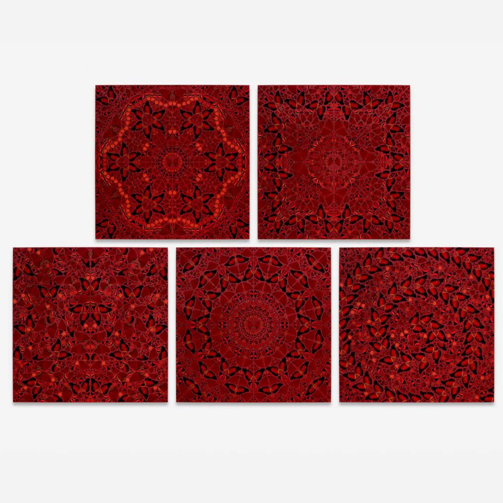 Damien Hirst - The Empresses - H10 1-5 (set of 5), 2022 - Pinto Gallery