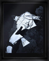 Dans la lumière Silk screen & charcoal, 2024
