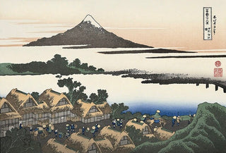 Dawn at Isawa in Kai Province, After 1830-Katsushika Hokusai-Pinto Gallery