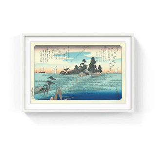 Descending Geese at Haneda, After 1835-Utagawa Hiroshige (Andō Hiroshige)-Pinto Gallery