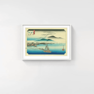 Descending Geese at Katada, After 1834-Utagawa Hiroshige (Andō Hiroshige)-Pinto Gallery