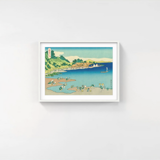 Digging Shellfish at Nobuto, After 1832-Katsushika Hokusai-Pinto Gallery