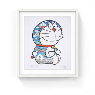 Doraemon Sitting Up: Weeping Some, Laughing Some, 2020-Takashi Murakami-Pinto Gallery