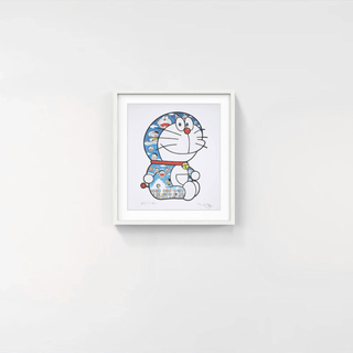 Doraemon Sitting Up: Weeping Some, Laughing Some, 2020-Takashi Murakami-Pinto Gallery