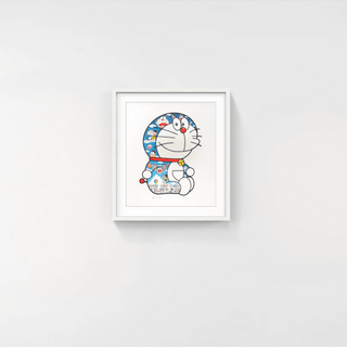 Doraemon Sitting Up: Weeping Some, Laughing Some, 2021-Takashi Murakami-Pinto Gallery