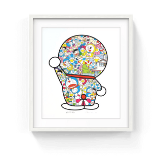Doraemon in the Field of Flowers, 2019-Takashi Murakami-Pinto Gallery