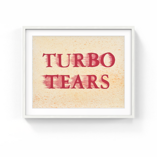 Ed Ruscha - Turbo Tears, 2020 - Pinto Gallery