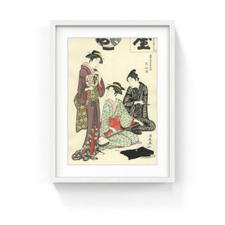 Enjoying the Cool Air at Nakasu, After 1782-Torii Kiyonaga-Pinto Gallery