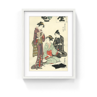 Enjoying the Cool Air at Nakasu, After 1782-Torii Kiyonaga-Pinto Gallery