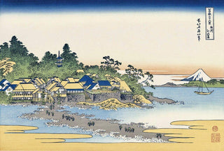Enoshima in Sagami Province, After 1830-Katsushika Hokusai-Pinto Gallery