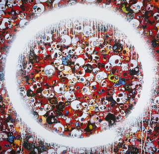 Ensō: Memento Mori Red, 2015-Takashi Murakami-Pinto Gallery