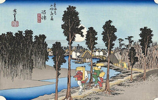 Evening Dusk at Numazu, After 1833-Utagawa Hiroshige (Andō Hiroshige)-Pinto Gallery