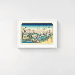 Evening Glow at Koganei, After 1837-Utagawa Hiroshige (Andō Hiroshige)-Pinto Gallery