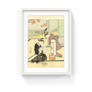 Evening Glow of the Andon Lamp, After 1765-Suzuki Harunobu-Pinto Gallery