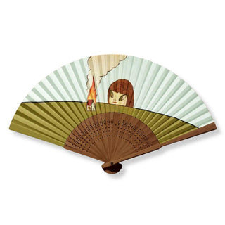 Fire Fan, 2025-Yoshitomo Nara-Pinto Gallery