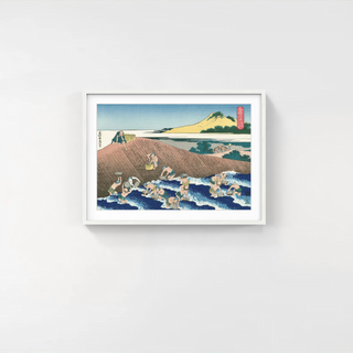 Fishing at Kinu River, After 1832-Katsushika Hokusai-Pinto Gallery