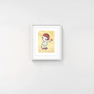 Flag Signal Girl, 2018-Yoshitomo Nara-Pinto Gallery