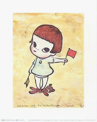 Flag Signal Girl, 2018-Yoshitomo Nara-Pinto Gallery